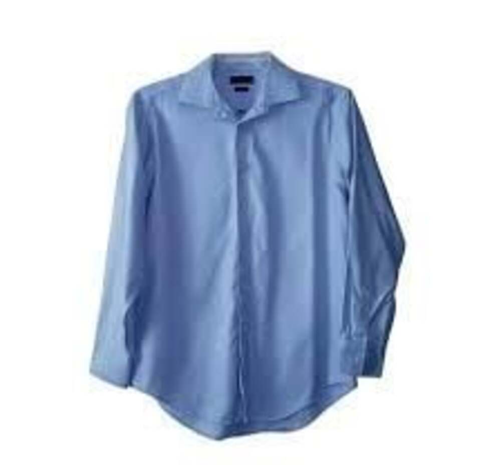 Calvin Klein Tall Performance Non-Iron Blue Modern‎ Tailored Shirt Sz. 18.